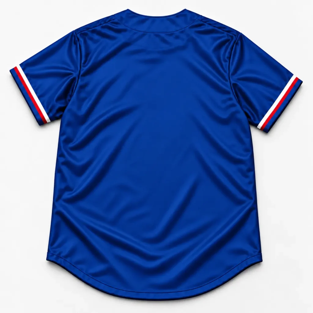 Texas Royal Blue and Red Player Design Custom Baseball Jersey with Name and Number