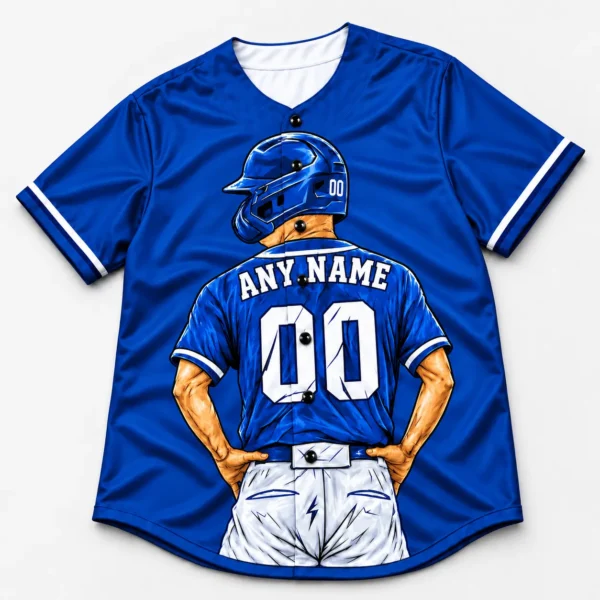 Custom Baseball Jersey Toronto Royal Blue and White Player Design front