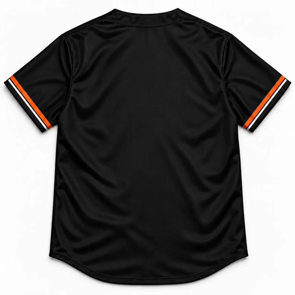 Baltimore Black and Orange Player Design Custom Baseball Jersey with Name and Number