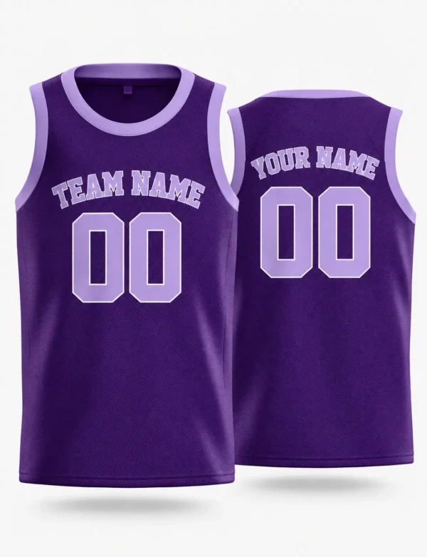 Custom Basketball Jersey Purple