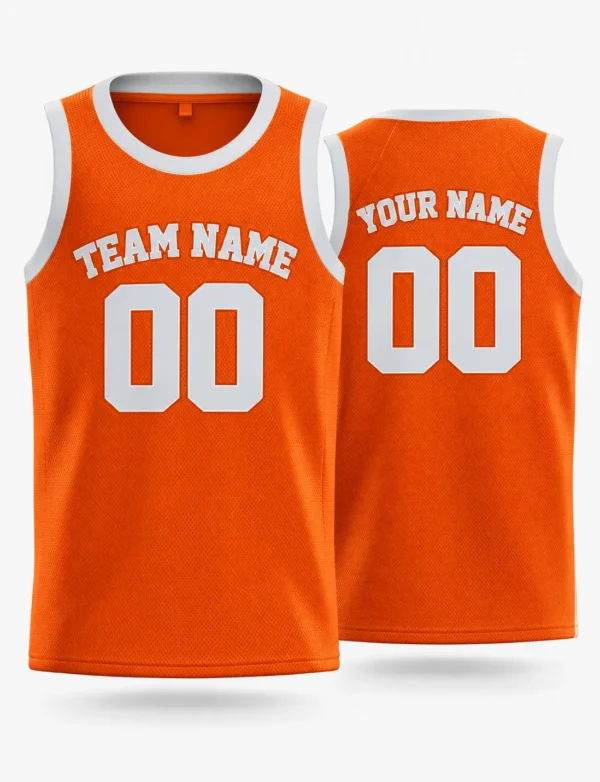Custom Basketball Jersey Orange