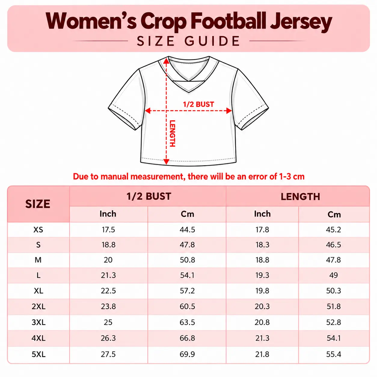 Size guide chart