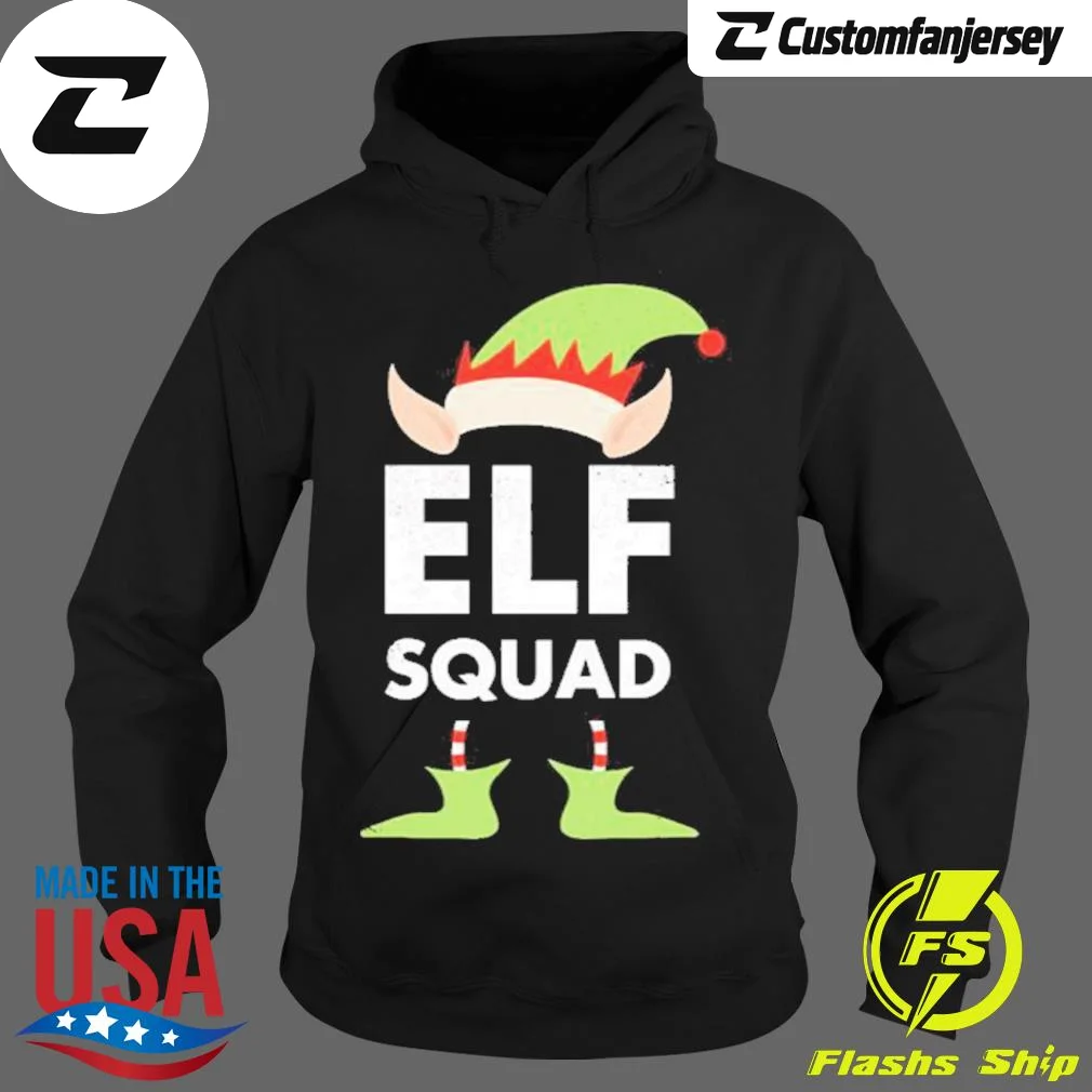 Christmas Joke Elf Hoodie - black Christmas hoodie