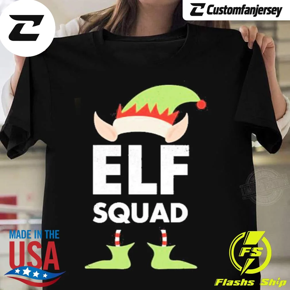 Christmas Joke Elf T-Shirt - black Christmas shirt