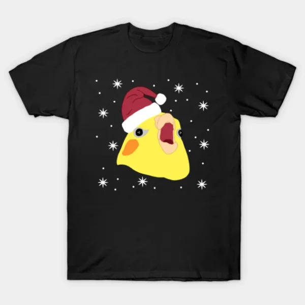 Christmas Screaming Cockatiel Doodle T-Shirt