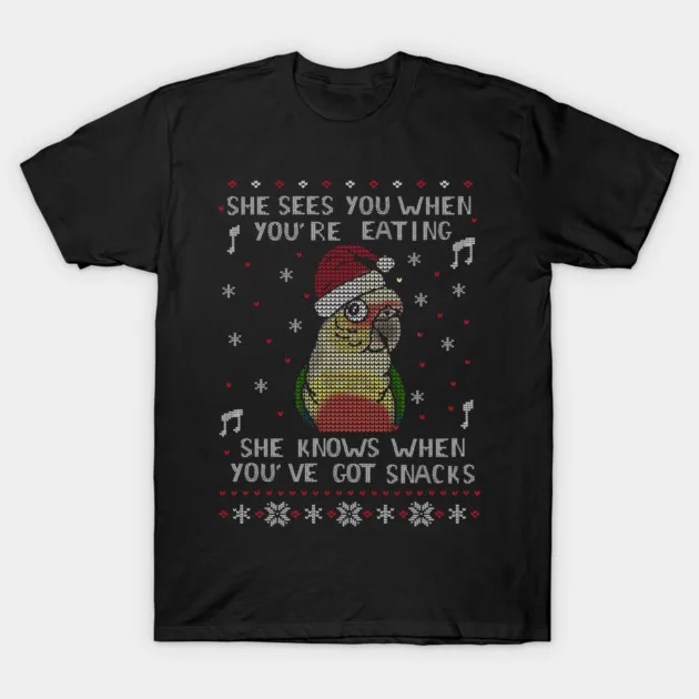 Christmas Snack Female Pineapple Conure T-Shirt