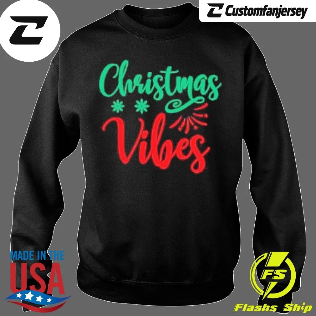 Christmas Vibes Sweatshirt - black Christmas sweatshirt