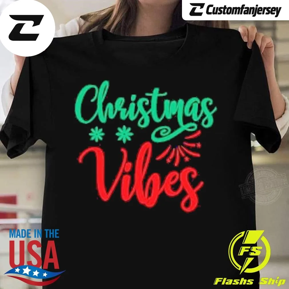 Christmas Vibes T-Shirt - black Christmas shirt