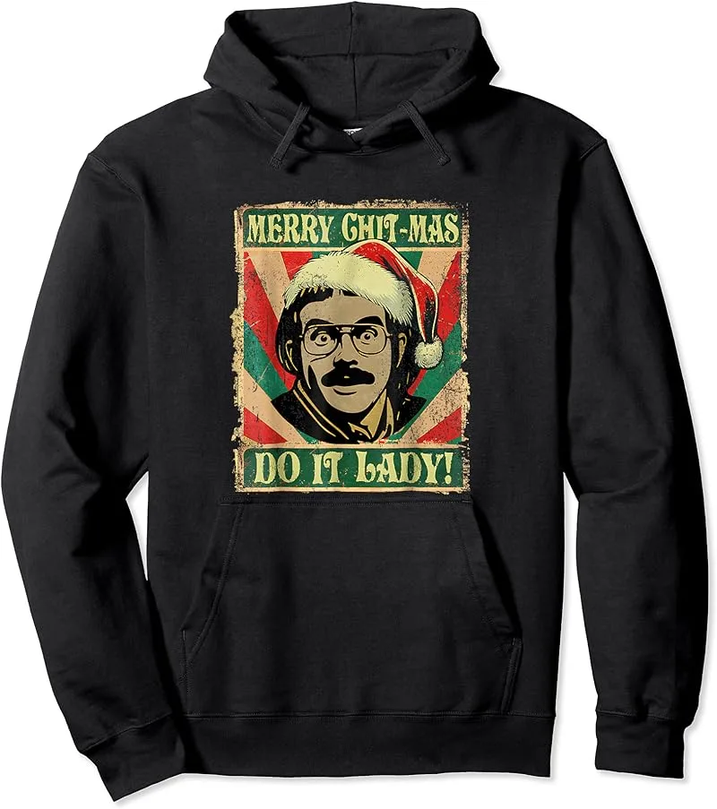 Do It Funny Chit-mas Christmas Santa Hat T-Shirt - view 3