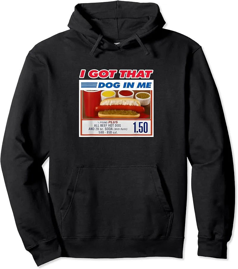 I Got That Dog In Me Funny Hotdog Christmas Ugly Style T-Shirt - view 3