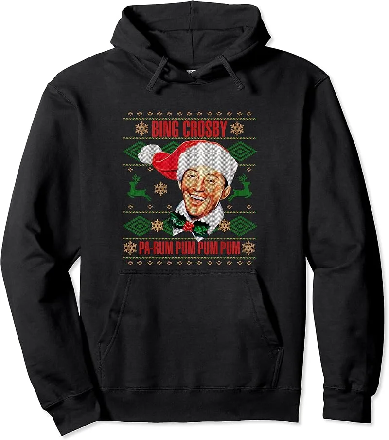 Official Bing Crosby Ugly Christmas Music T-Shirt - view 3