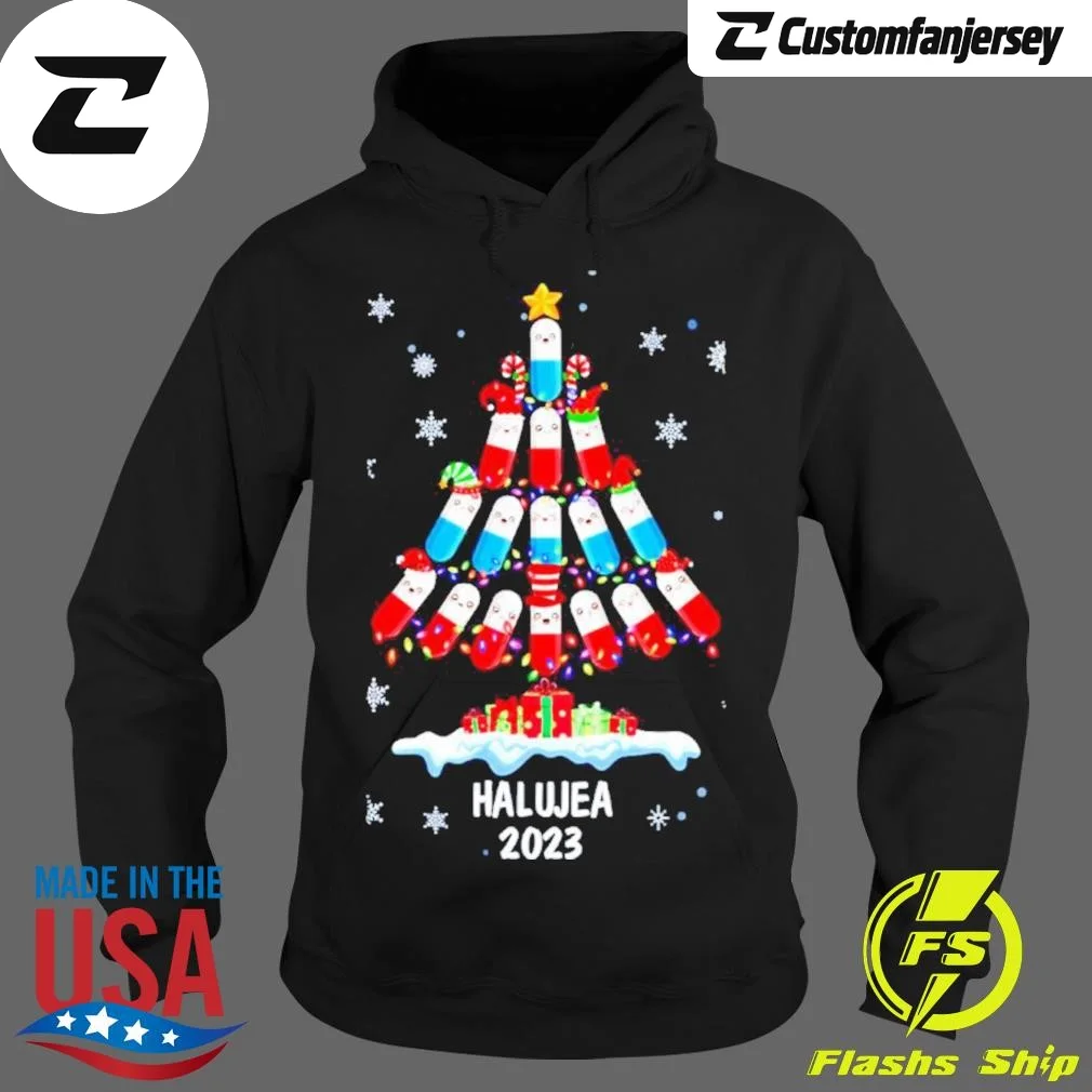 Personalized Pharmacy Christmas Hoodie - black Christmas hoodie